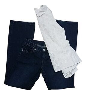 BCBGMAX ARIA jeans size 25 Agnes Blue Smoke